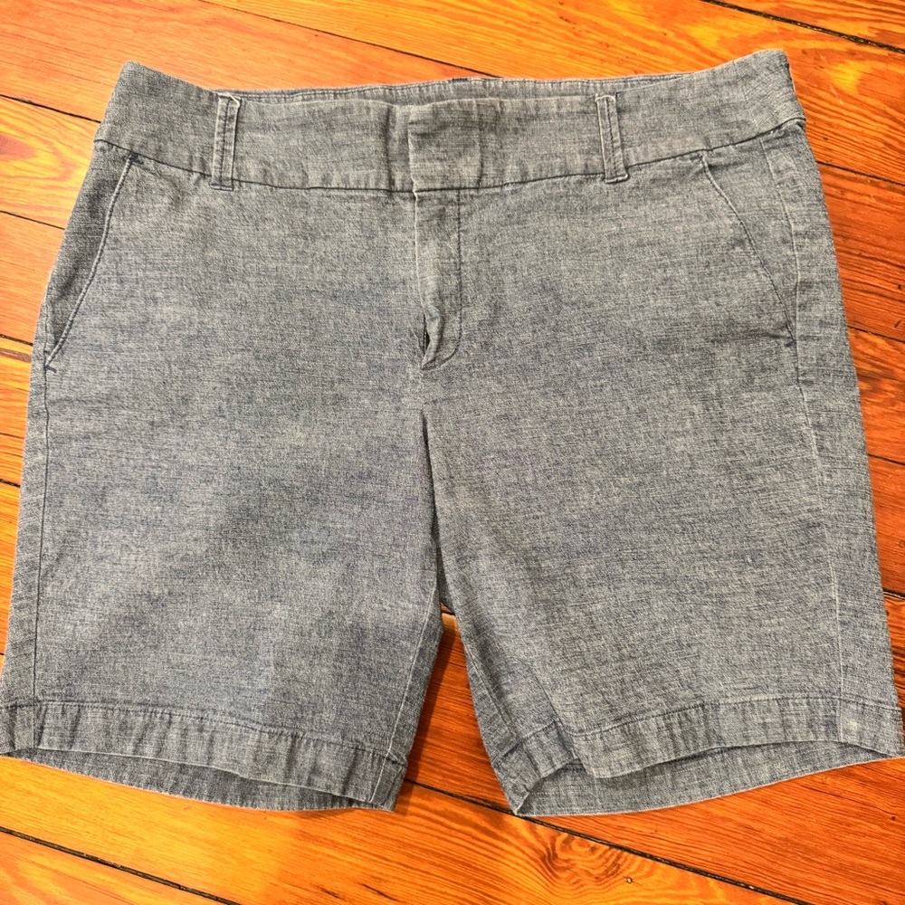 J. Crew Woman’s Indigo Denim Shorts w/ Pockets Size 12 Preppy Summer